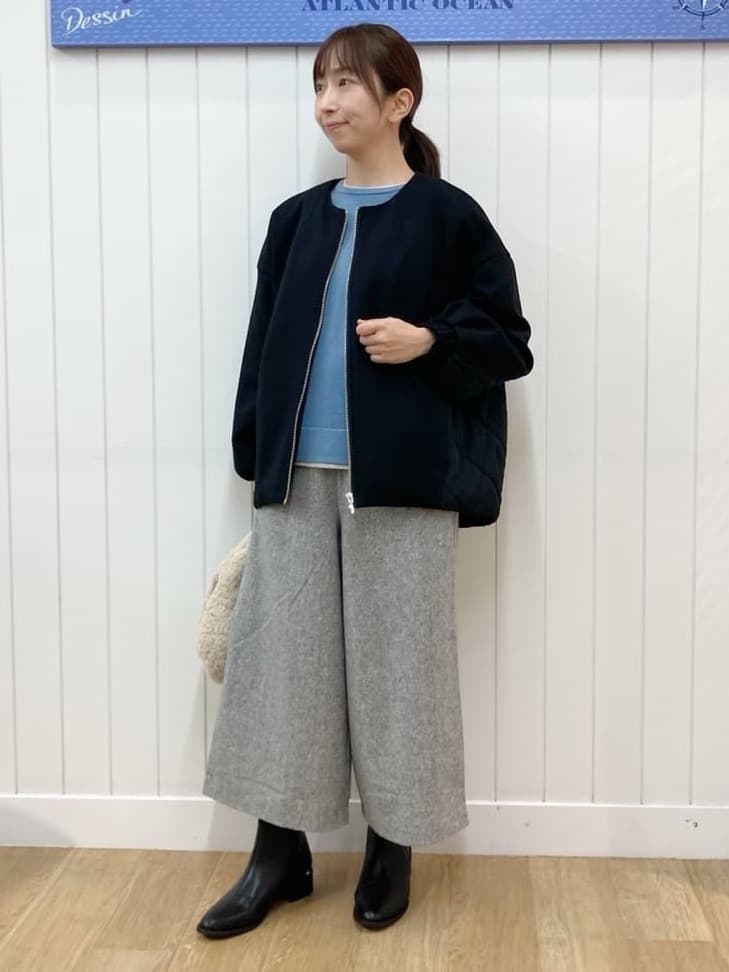 yoshiさんの「Dessin｜ダンボールジップブルゾン」を使ったコーディネート