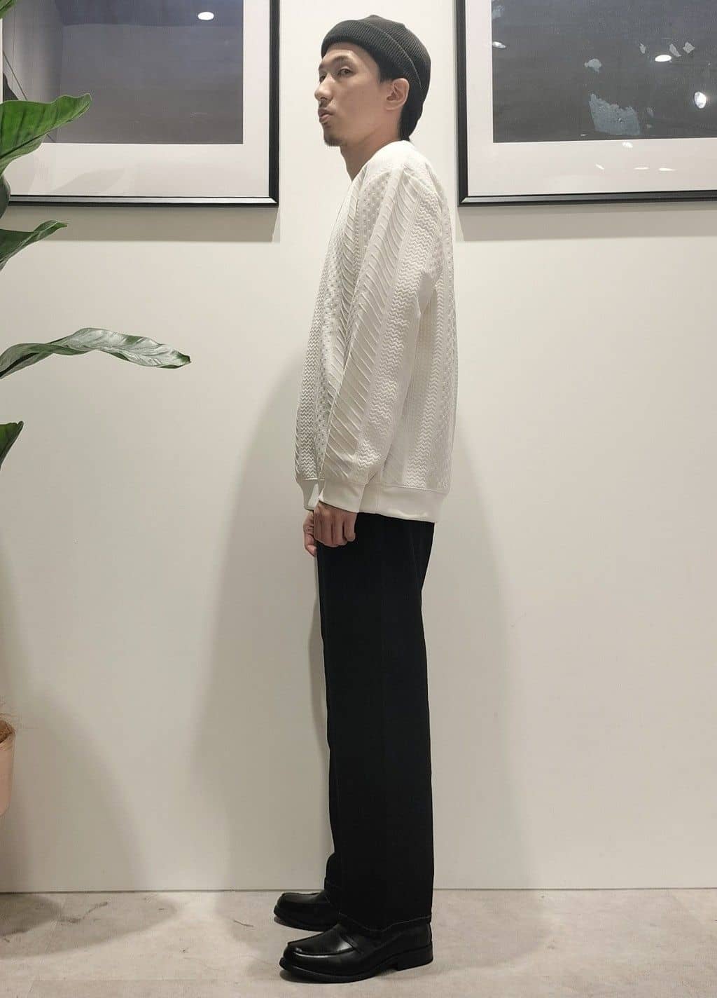 takutoさんの「THE SHOP TK｜【無地に飽きた方へ】ふくれジャカードスウェット　洗濯機OK/6色展開/ユニセックスでおすすめ！」を使ったコーディネート