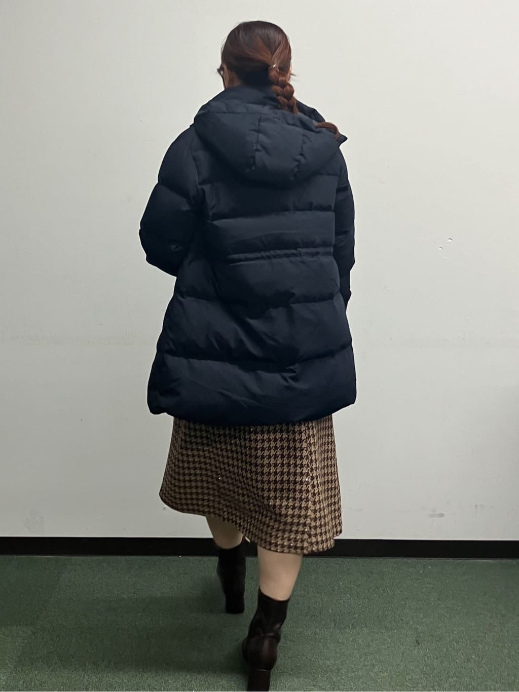 MAYUKIさんの「index｜KAWADAダウンドロストミドルコート【撥水／洗濯機OK／2WAY／静電気防止裏地】《XS～3L》」を使ったコーディネート