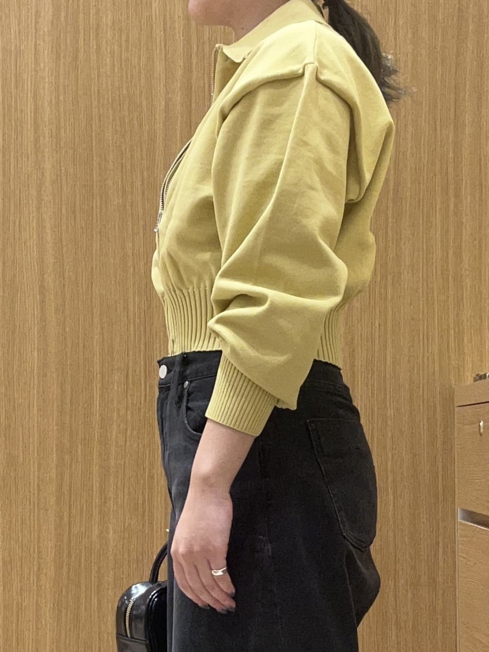 mizukiさんの「OPAQUE.CLIP｜襟付きZIPアップニットカーディガン【洗濯機洗い可／抗ピル】」を使ったコーディネート