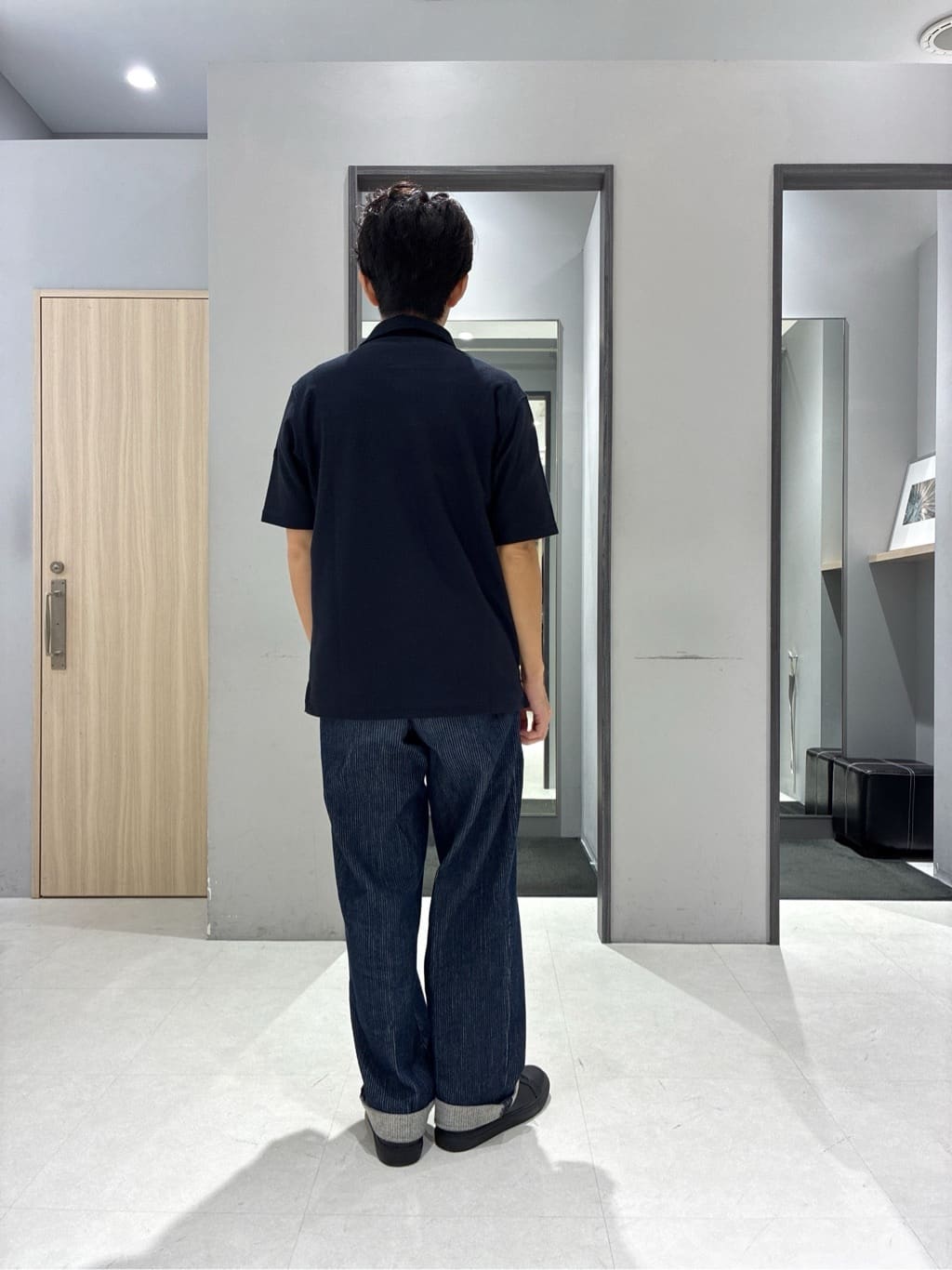 わいずみさんの「TAKEO KIKUCHI｜フルベジタンニンレザー バックパック」を使ったコーディネート