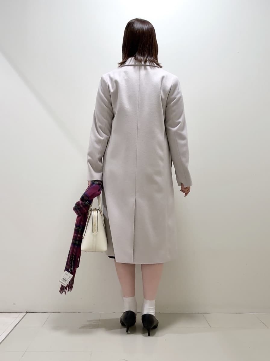 YUIさんの「UNTITLED｜【スタイリッシュ／オンオフ兼用】ウールチェスターコート」を使ったコーディネート