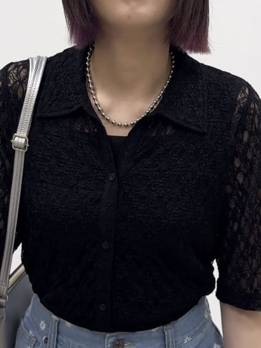 𝐜𝐡𝐢𝐤𝐚さんの「SHOO･LA･RUE｜【S-LL】周りと差がつく デイジー柄デニムワイドパンツ」を使ったコーディネート