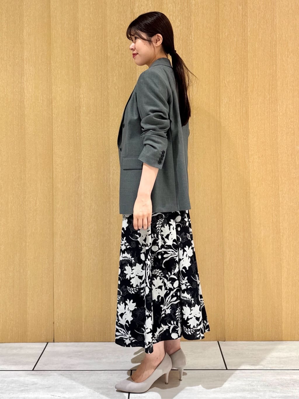 nanaさんの「UNTITLED｜【セットアップ可】ウールライク ダブルブレストジャケット」を使ったコーディネート