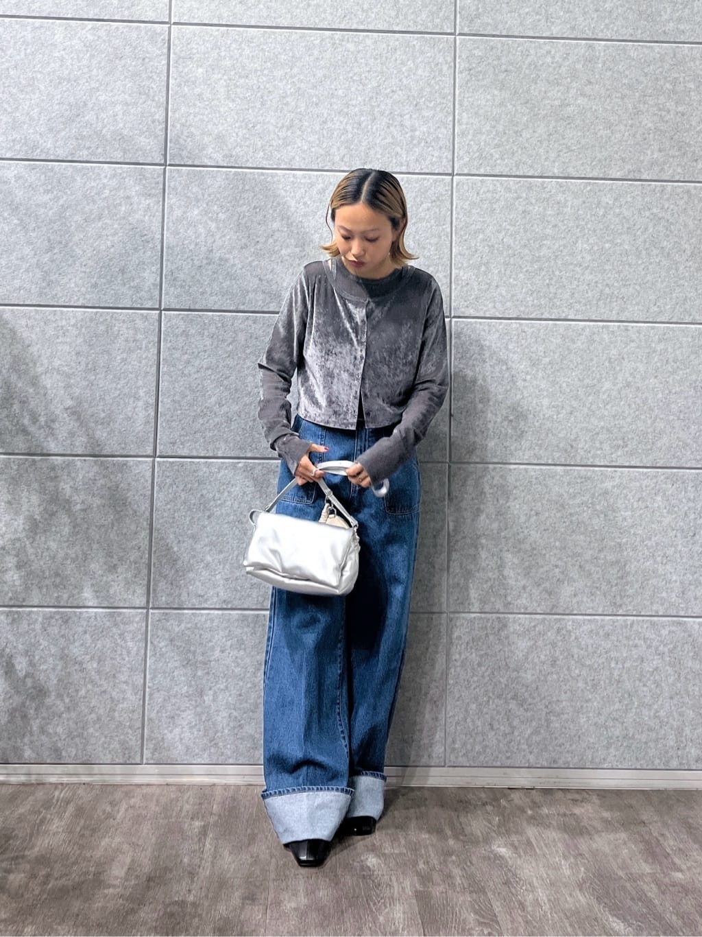 Harukaさんの「INDIVI｜ロールアップデニム」を使ったコーディネート