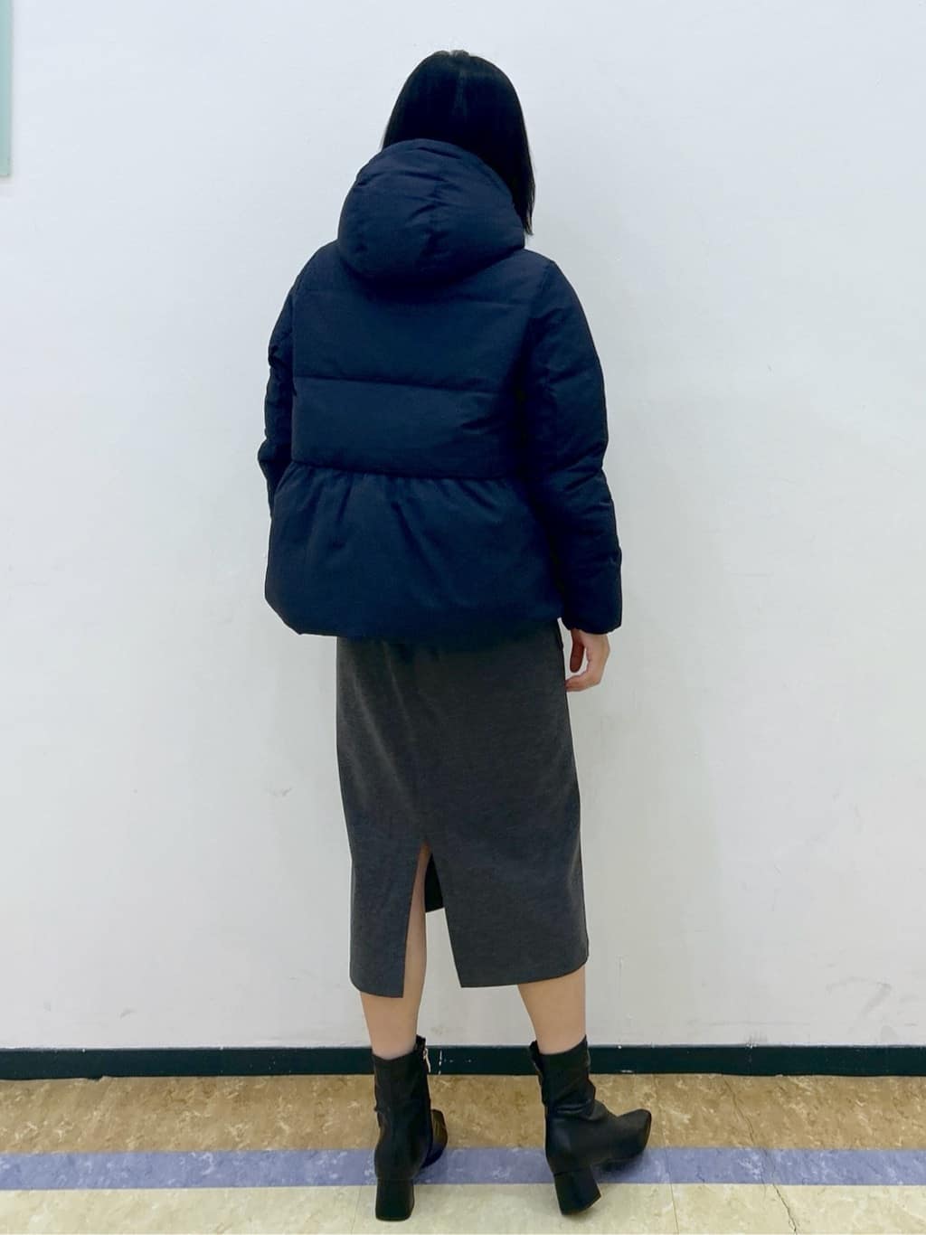 su.さんの「index｜KAWADAダウンペプラムショートコート【撥水／洗濯機OK／静電気防止裏地】」を使ったコーディネート
