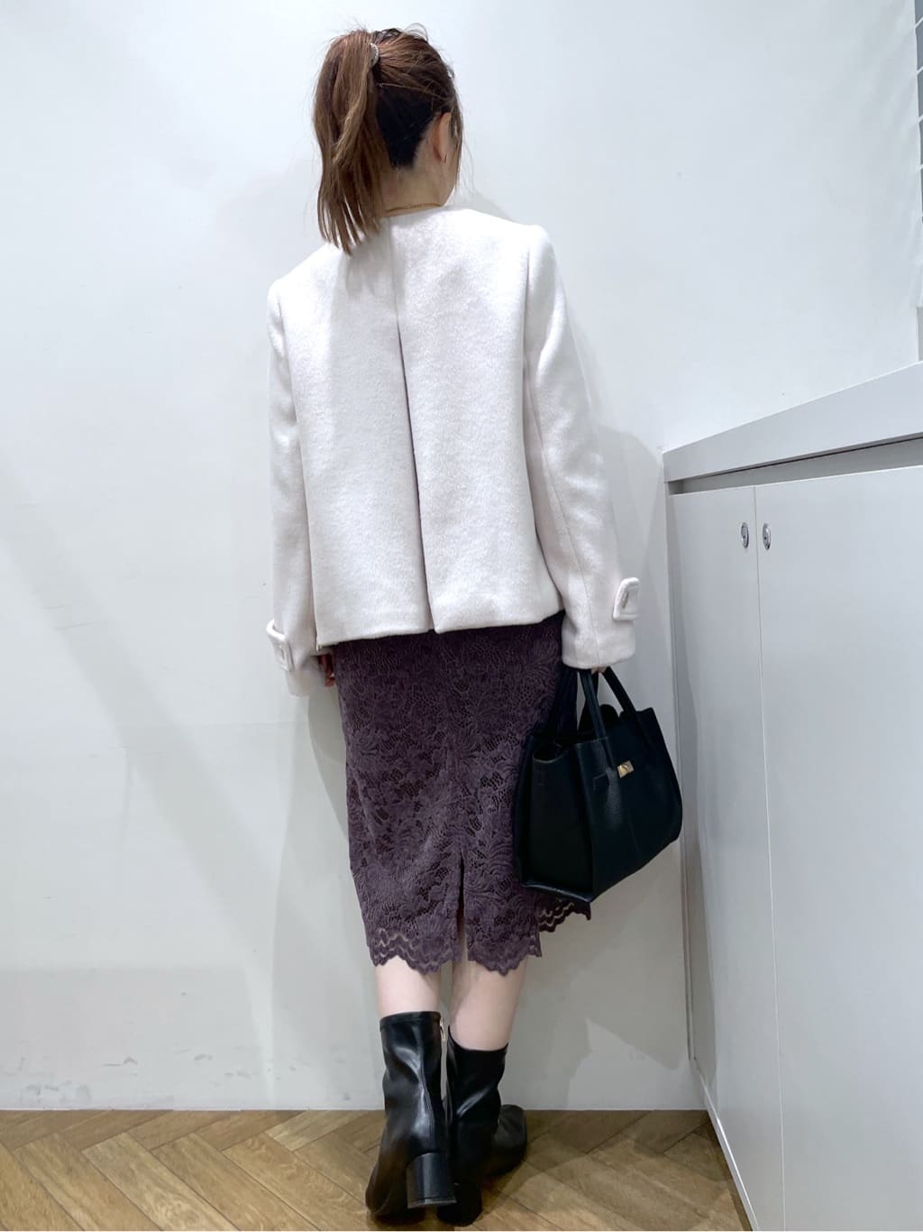 Junさんの「index｜ノーカラーショートコート」を使ったコーディネート