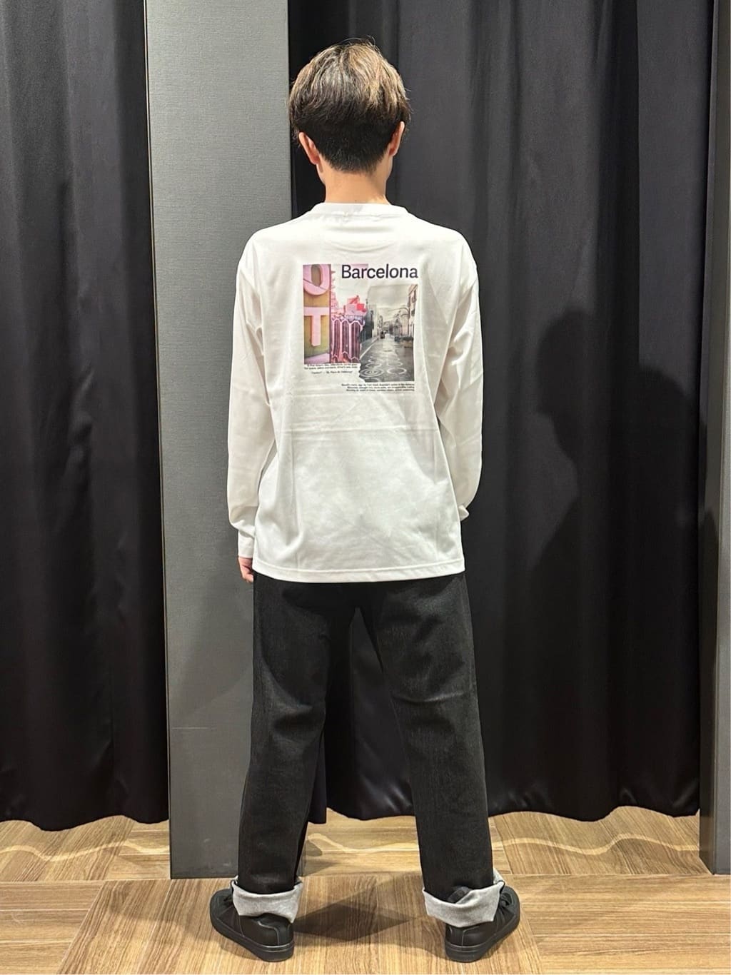 tomoyaさんの「THE SHOP TK｜チェック＆ストライプ アソート長袖シャツ【洗濯機OK】」を使ったコーディネート