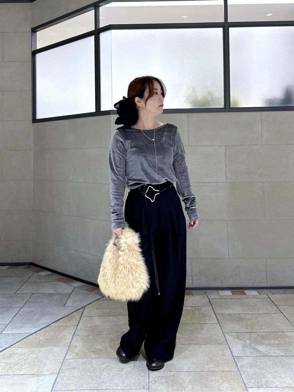 よねさんの「INDIVI｜Timeless｜モードスラックス」を使ったコーディネート