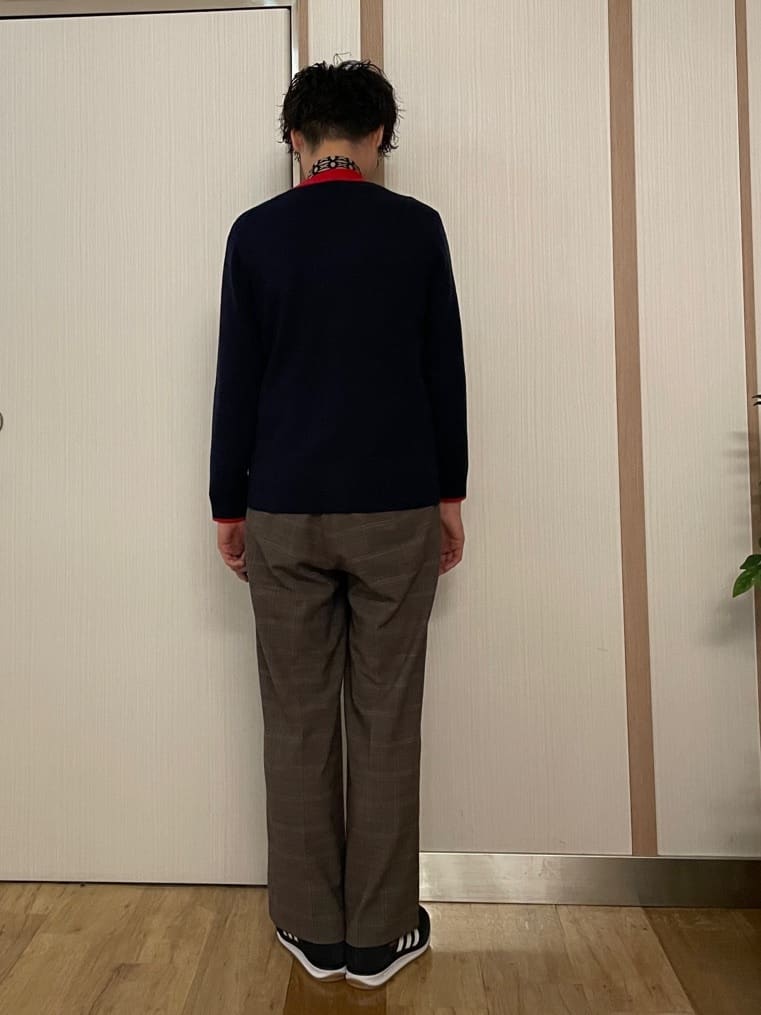 橋本さんの「DRESSTERIOR｜◆ウォッシャブル コットンカシミヤスムースニット」を使ったコーディネート