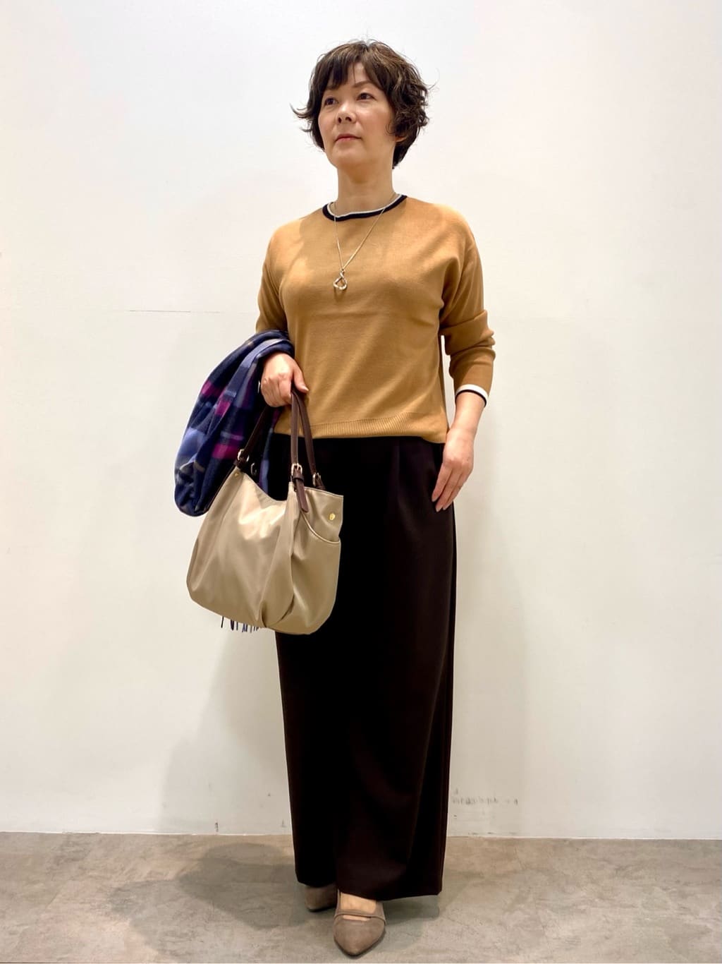 oharaさんの「Reflect｜【すっきりシルエット】ワイドクロップドパンツ」を使ったコーディネート