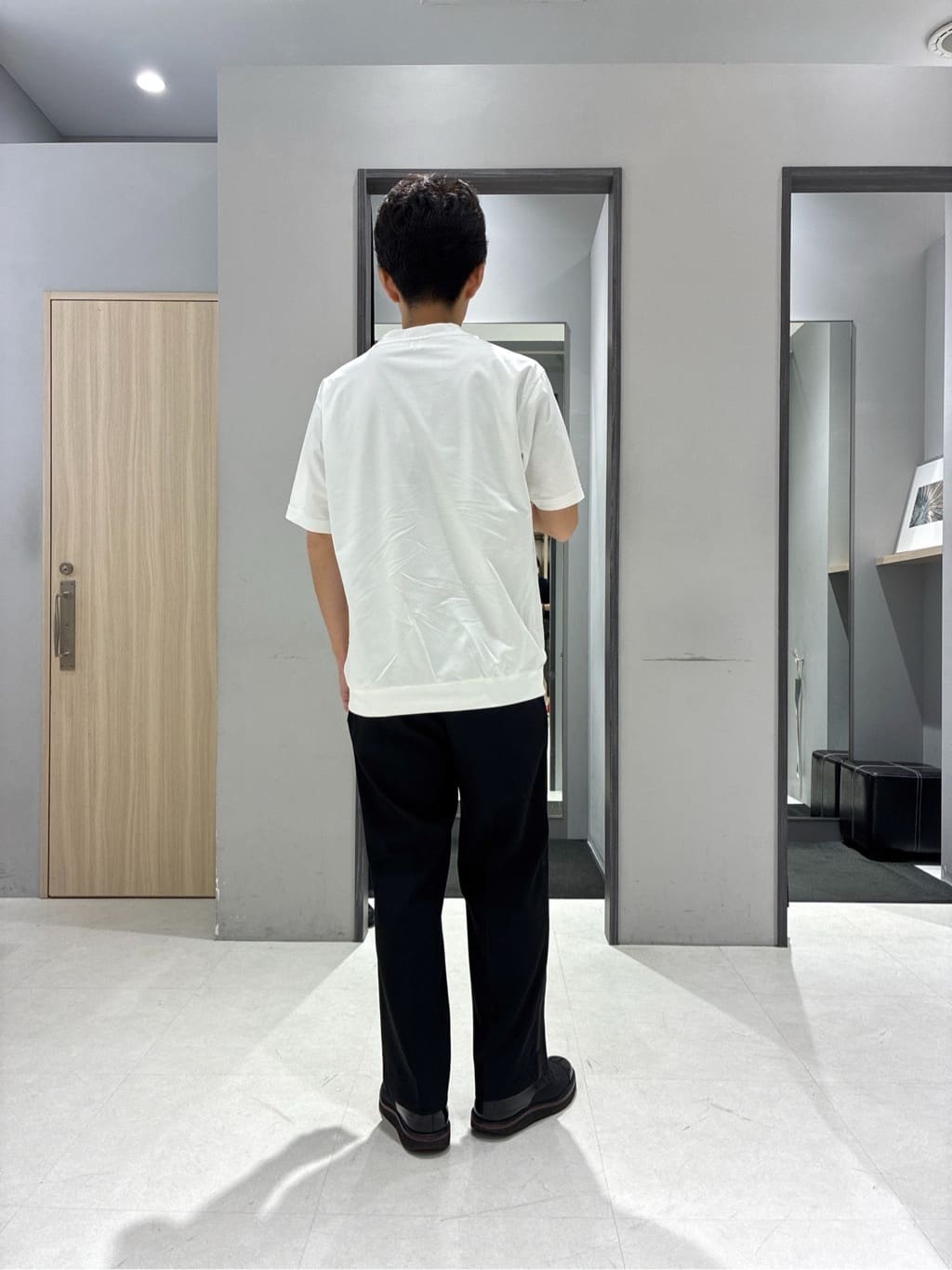 わいずみさんの「TAKEO KIKUCHI｜【抗菌防臭／5サイズ展開】ハイゲージポンチ Tシャツ」を使ったコーディネート
