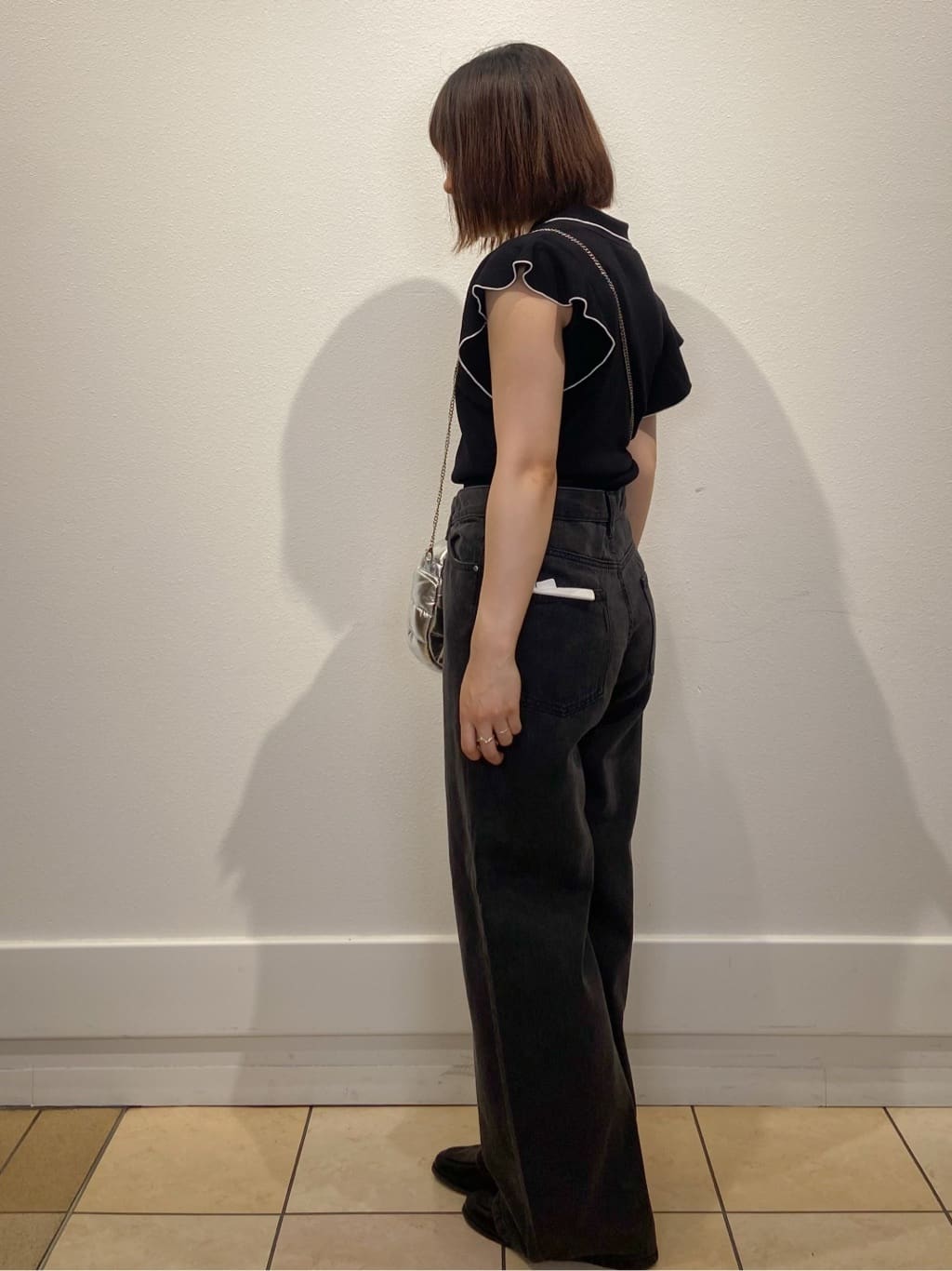 kimiさんの「index｜【抗菌防臭加工／通勤対応】チェーンデザインローファー」を使ったコーディネート