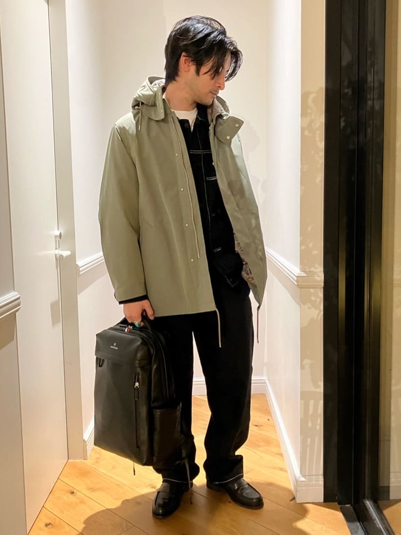 junyaさんの「DRESSTERIOR｜◆パデッドライト ショートモッズパーカー」を使ったコーディネート