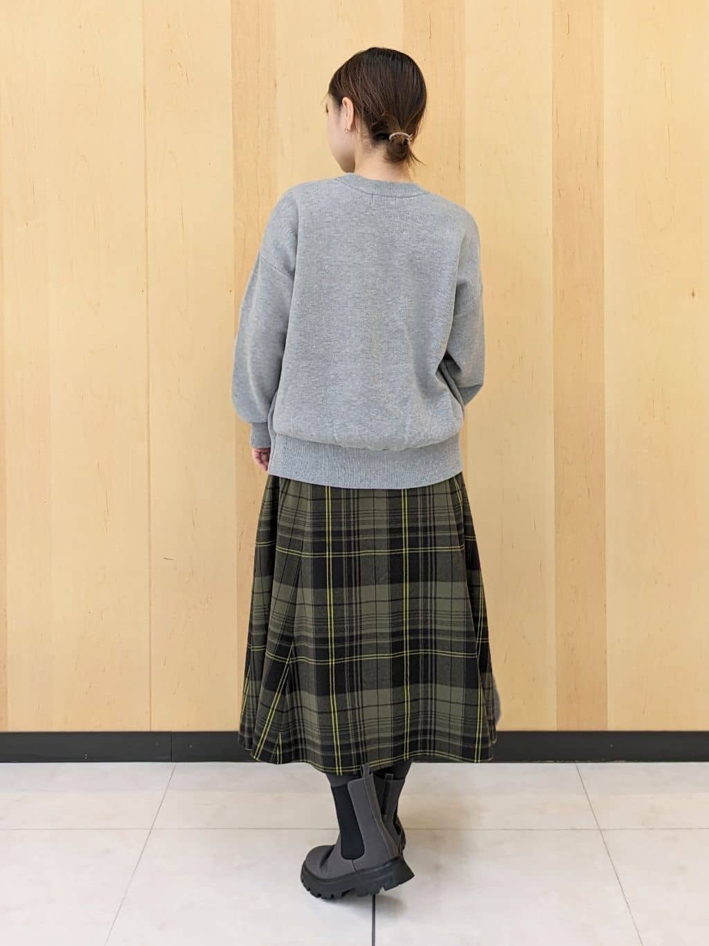 Ayakaさんの「Dessin｜【洗える】Dサガラ刺繍ワッペン付きニット」を使ったコーディネート