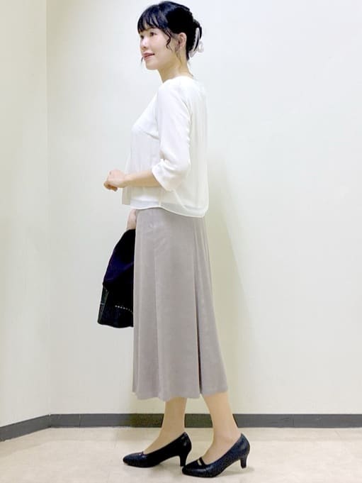  beni_gingerさんの「Reflect｜【SS-4Lサイズ】ピンタック&times;スカラレースブラウス」を使ったコーディネート