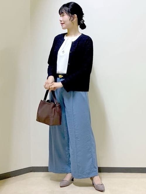  beni_gingerさんの「Reflect｜【ライトアウター／ゆったりシルエット／気軽な羽織に◎】ドライタッチカーディガン」を使ったコーディネート