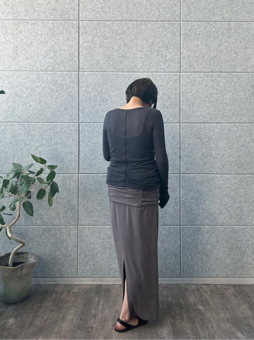 yukoさんの「CODE A｜drawstring skirt dress」を使ったコーディネート