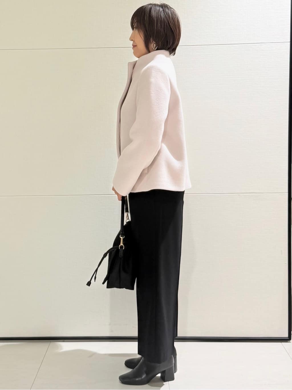 Satさんの「COUP DE CHANCE｜【腰周りすっきり◎】ワイドクロップドパンツ」を使ったコーディネート