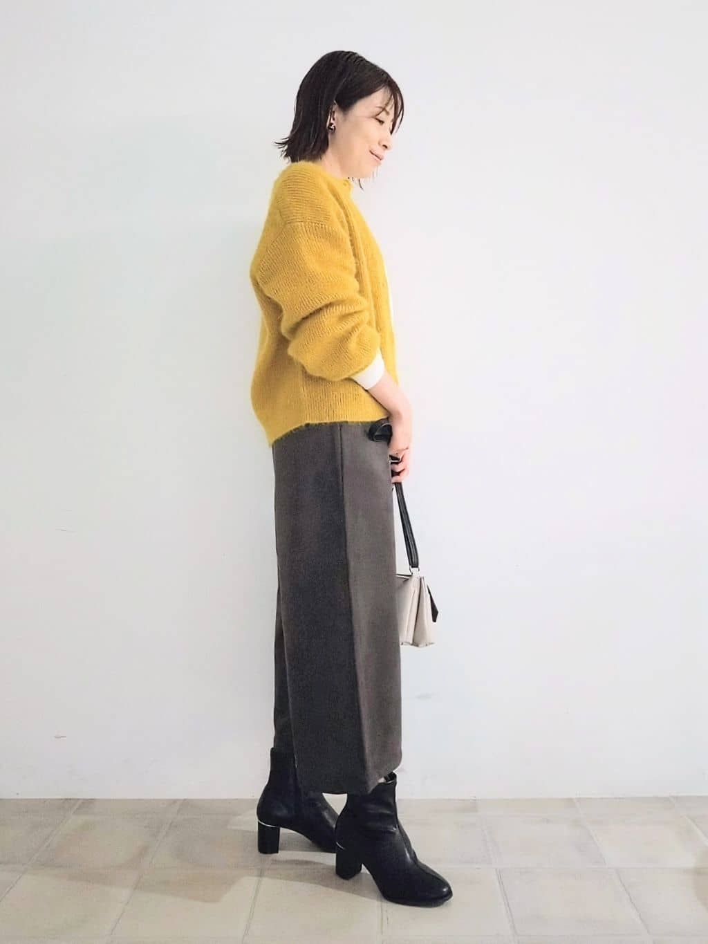 miomioさんの「SHOO･LA･RUE｜【S-LL】美しく見せる ボートネックロンT」を使ったコーディネート
