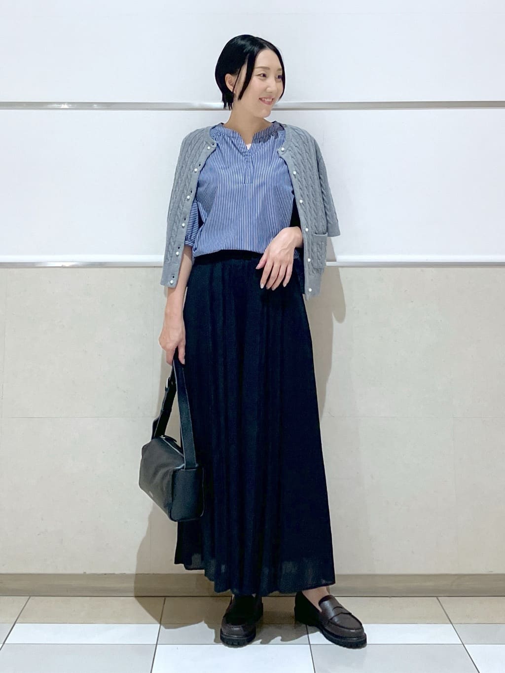 eriko さんの「Dessin｜ケーブルカーディガン」を使ったコーディネート