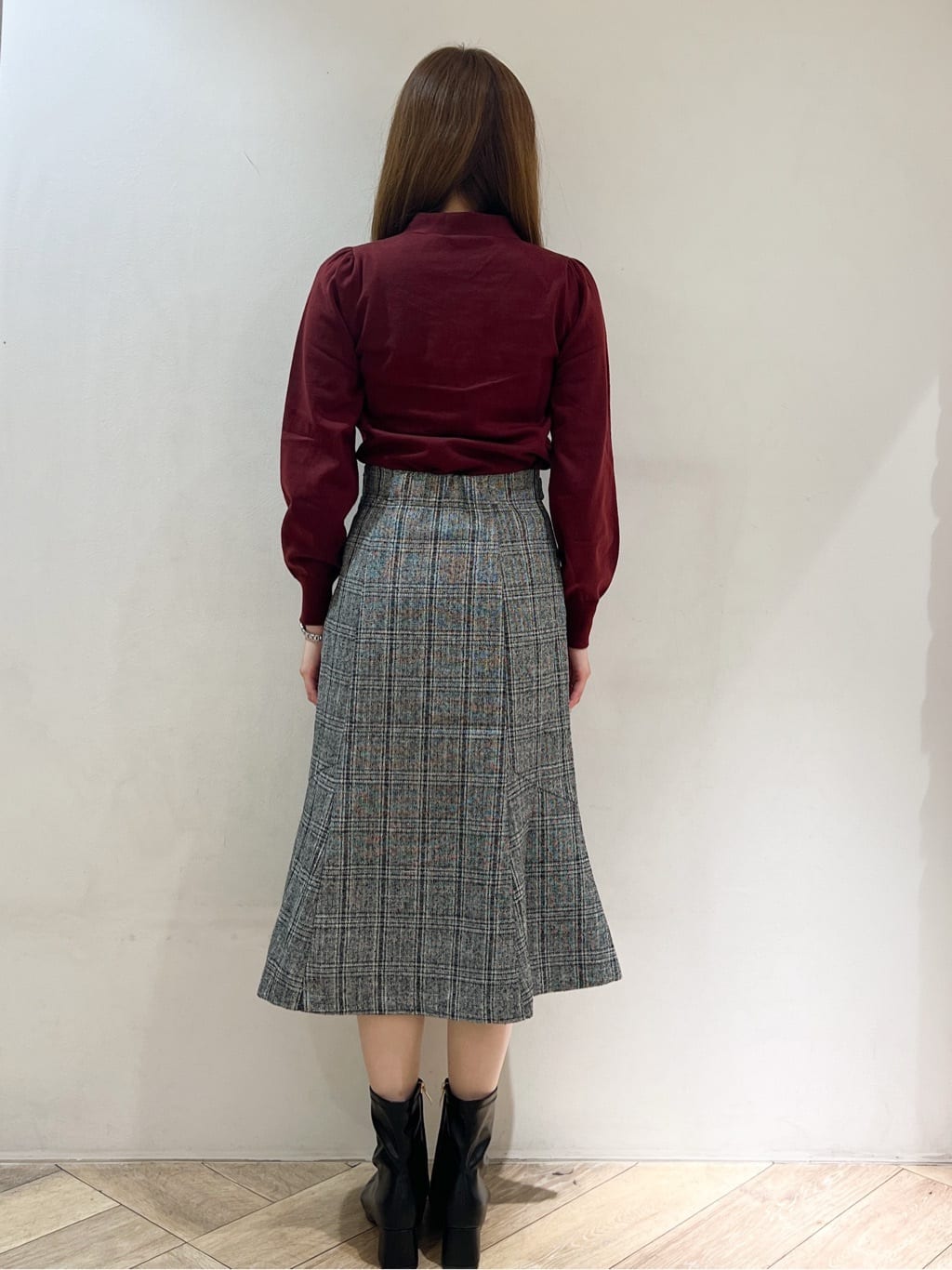nanaさんの「index｜ゴールドパーツ付きボウタイニット【洗濯機OK】《10col／XS～LL》」を使ったコーディネート