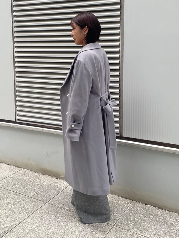 abeさんの「Couture brooch｜【上品華やか・通勤】ラメツイード ワイドパンツ」を使ったコーディネート