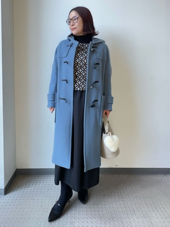 Asamiさんの「DRESSTERIOR｜Superfineリサイクルメルトンダッフルコート」を使ったコーディネート