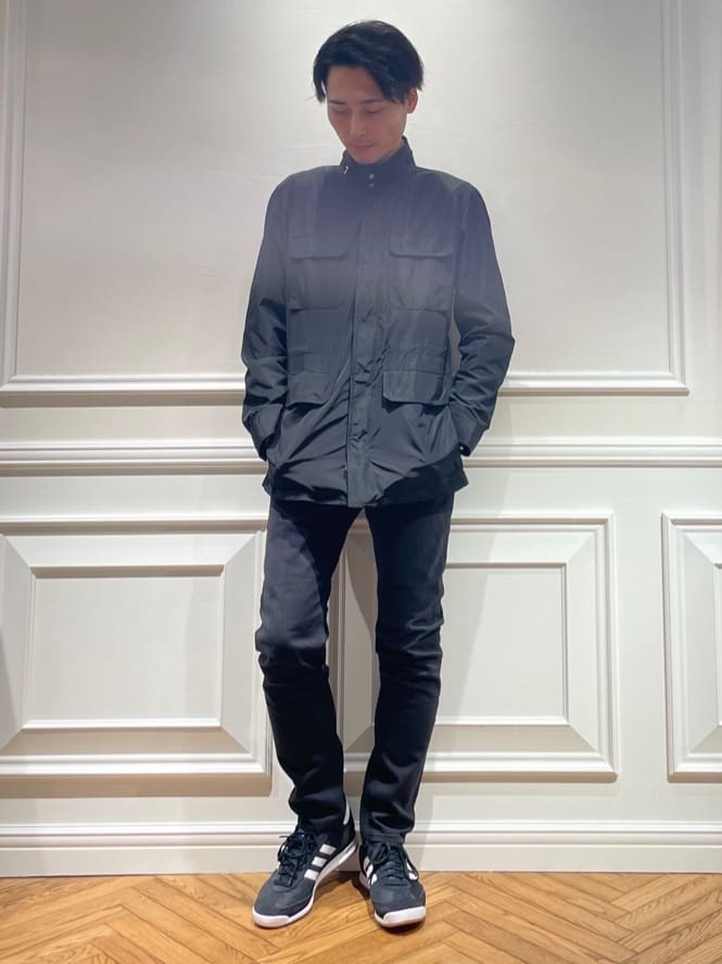 橋本さんの「DRESSTERIOR｜◆サスティナブル タートルニット」を使ったコーディネート