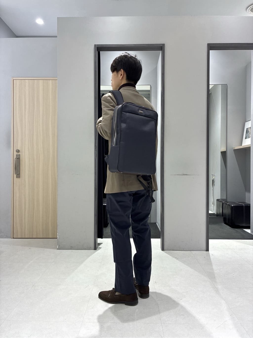 わいずみさんの「TAKEO KIKUCHI｜【360&deg;ストレッチ／セットアップ対応】None Of Stress ジャケット」を使ったコーディネート
