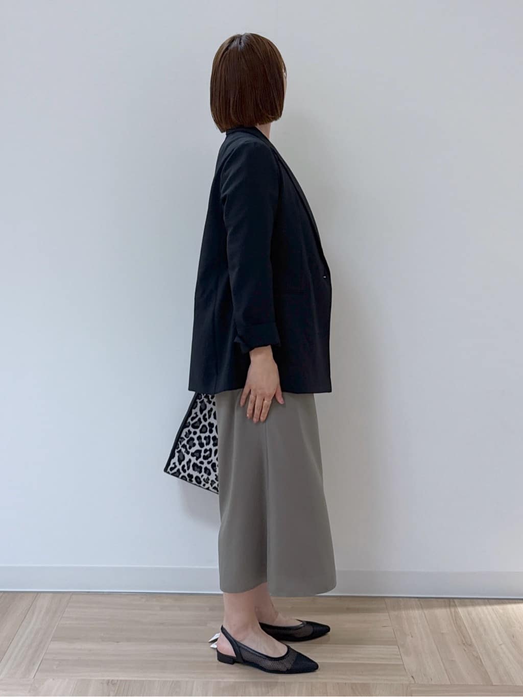 amiさんの「Reflect｜◆【マシンウォッシュ可／セットアップ可／通勤におすすめ】ドライタッチダブルジャケット」を使ったコーディネート
