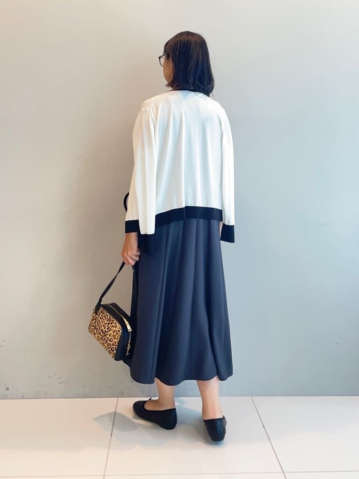 murayamaさんの「INDIVI｜【美シルエット】ノースリーブワンピース」を使ったコーディネート