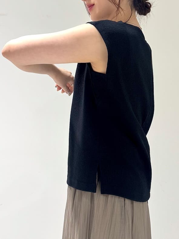 そんさんの「INDIVI｜【2点セット／着回し◎】ノースリーブ＆ティアードスカート カセット服」を使ったコーディネート