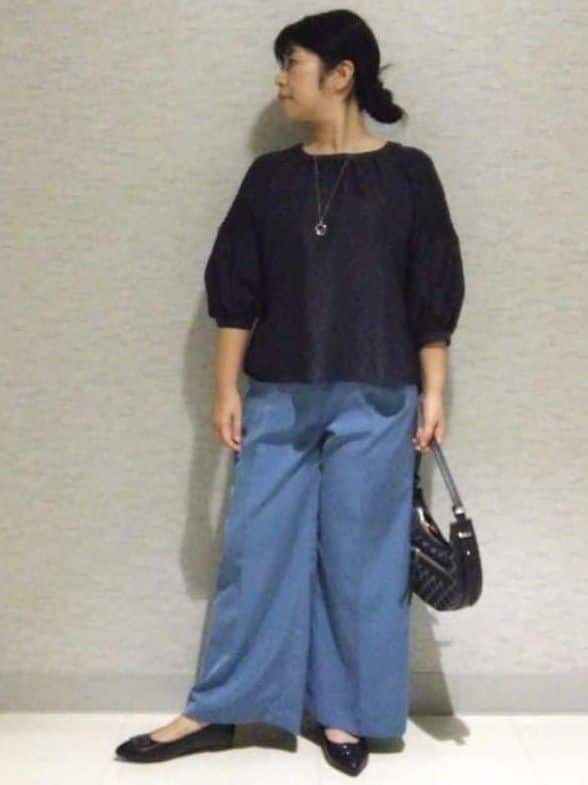 sakoさんの「Reflect｜【一枚で着映える◎】レオパード風ジャカードブラウス」を使ったコーディネート