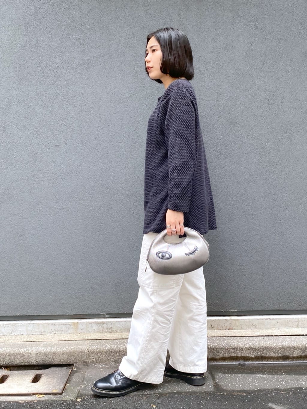 Uさんの「HIROKO HAYASHI｜OSTRO（オストロ）クロワッサンバッグ」を使ったコーディネート