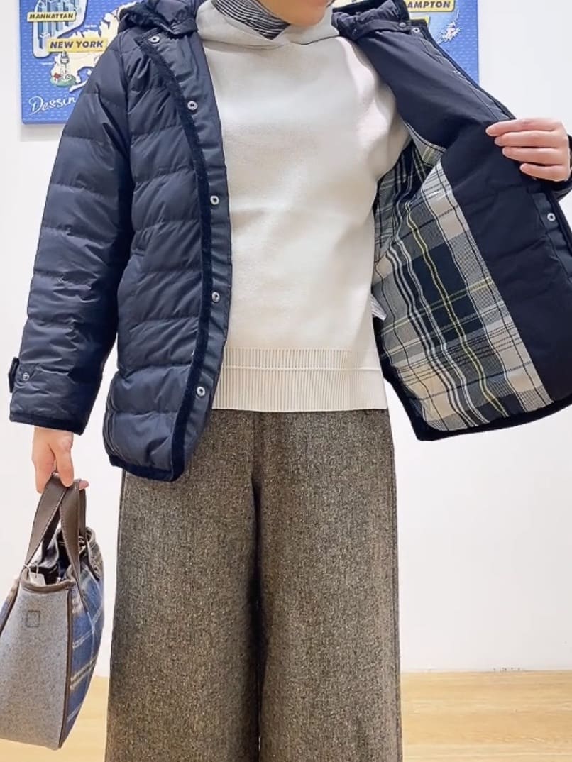 Hamaさんの「Dessin｜【撥水・2WAY】ミュラーダウンコートミドル丈」を使ったコーディネート
