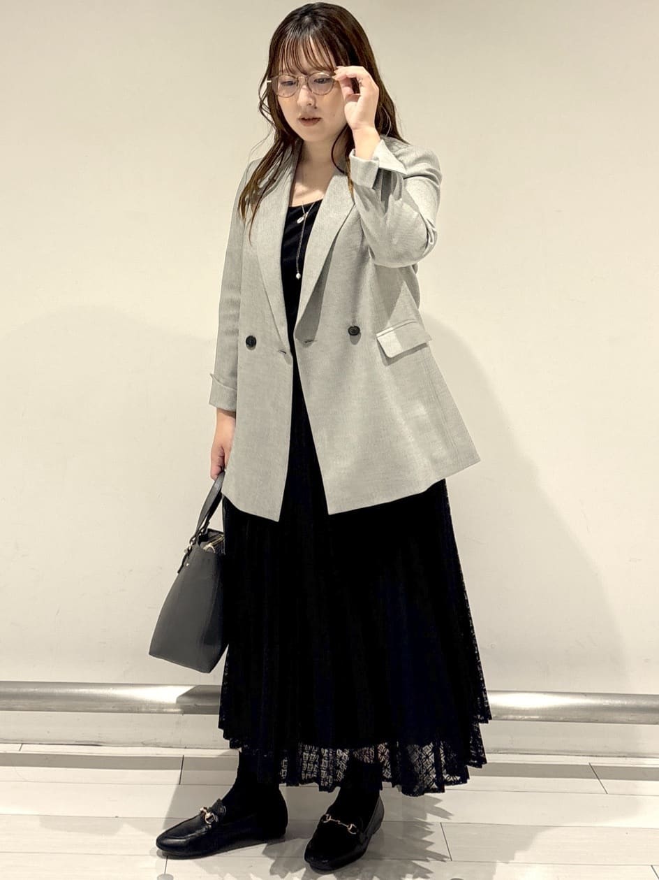 nakamuraさんの「Reflect｜【イージーケア】サークルダイヤ柄レースプリーツスカート」を使ったコーディネート
