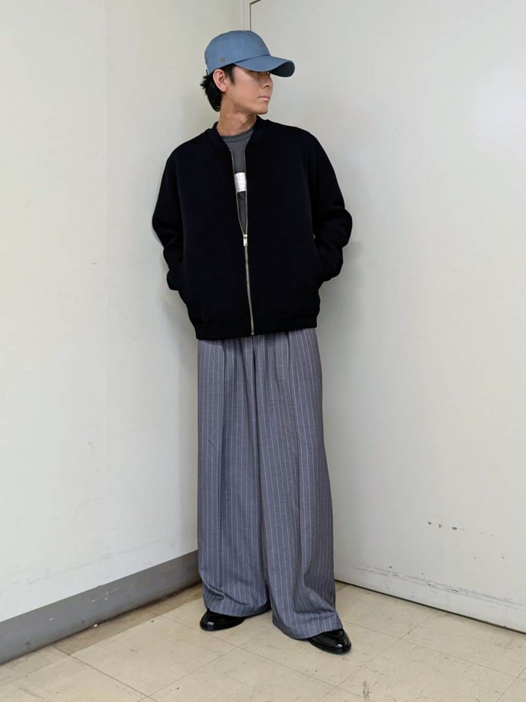 ryoさんの「TAKEO KIKUCHI｜【COOL CITY WEAR】エアートール オープンカラーシャツ /接触冷感・通気性」を使ったコーディネート