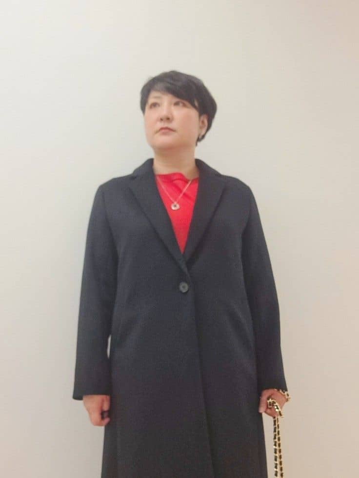 ますこさんの「UNTITLED｜【アンサンブル可/洗える】シルクウールカシミヤ ドルマンスリーブニット」を使ったコーディネート