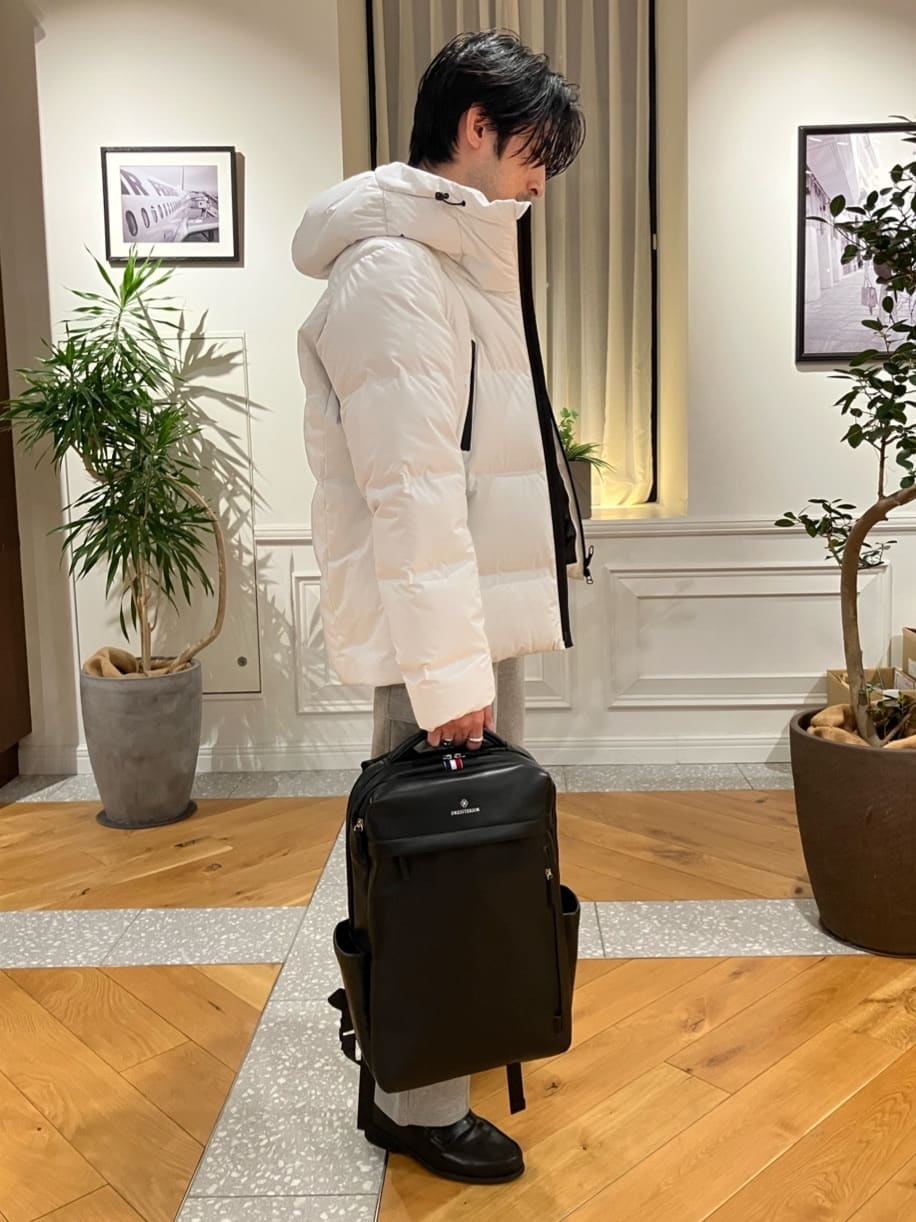 junyaさんの「DRESSTERIOR｜◆【700フィルパワー/高品質ダウン】ホワイトグース ホットメルトダウンMark2」を使ったコーディネート