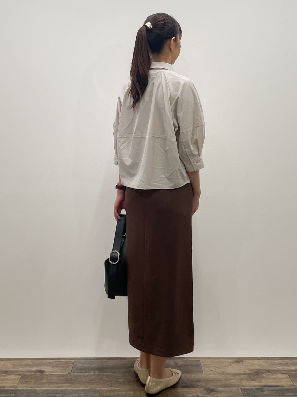 Aikoさんの「OPAQUE.CLIP｜切替フォルムシャツ【洗濯機洗い可】」を使ったコーディネート