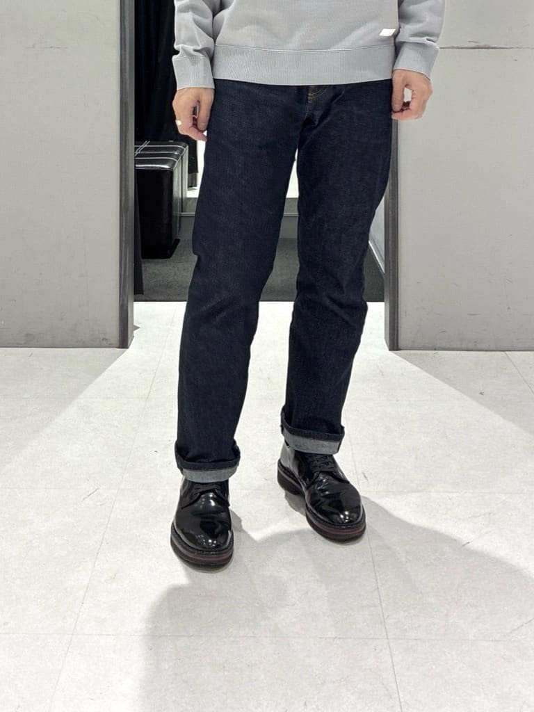 わいずみさんの「TAKEO KIKUCHI｜カシミヤブレンド ビーバー調ピンヘッドスタンドカラーコート」を使ったコーディネート