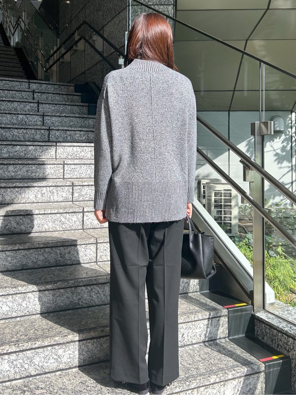 Risaさんの「OPAQUE.CLIP｜ウォームタッチ イージーワイドパンツ【洗濯機洗OK／ストレッチ】≪SS～LL≫」を使ったコーディネート