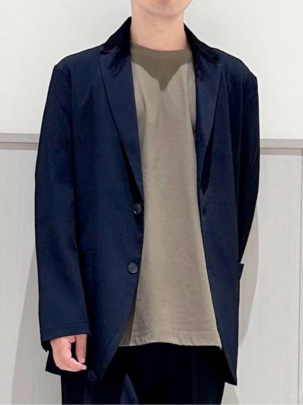 tomoyaさんの「THE SHOP TK｜【Begin/ビギン10月号掲載】楊柳スマートジャケット　軽量/洗濯機OK/セットアップ可」を使ったコーディネート