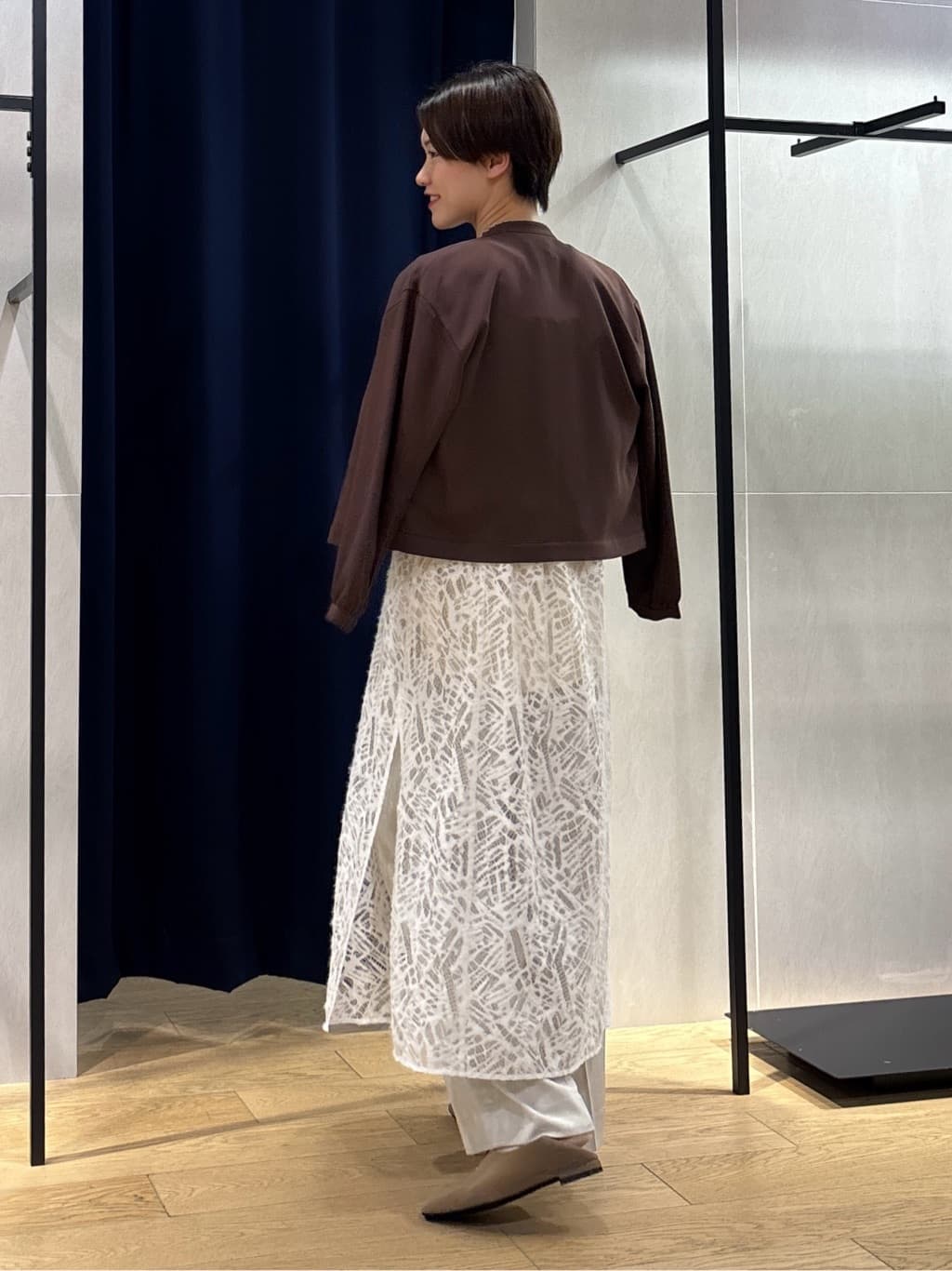 kanaeさんの「INDIVI｜【レイヤード◎】レースキャミドレス」を使ったコーディネート
