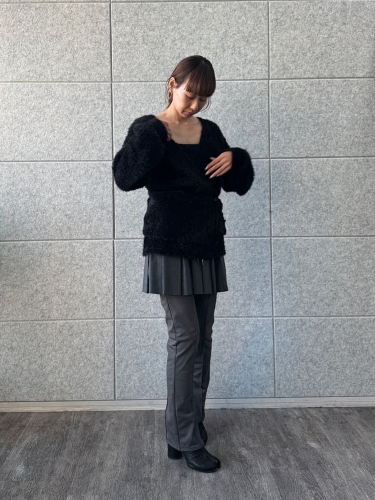designer yukaさんの「CODE A｜zip leggings pants(Fleece)」を使ったコーディネート