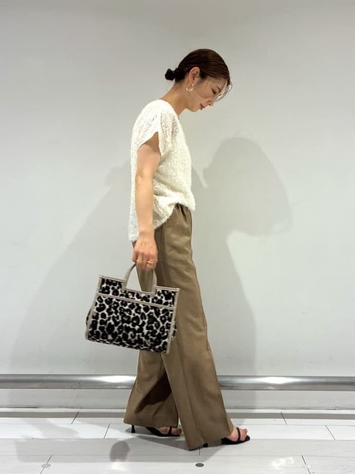 Rinさんの「UNTITLED｜【UV/はっ水/セットアップ可】リラククールパンツ」を使ったコーディネート