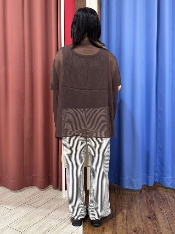 Meeさんの「SHOO･LA･RUE｜【洗える/ひんやり／前後2WAY】テレコタンクトップ」を使ったコーディネート