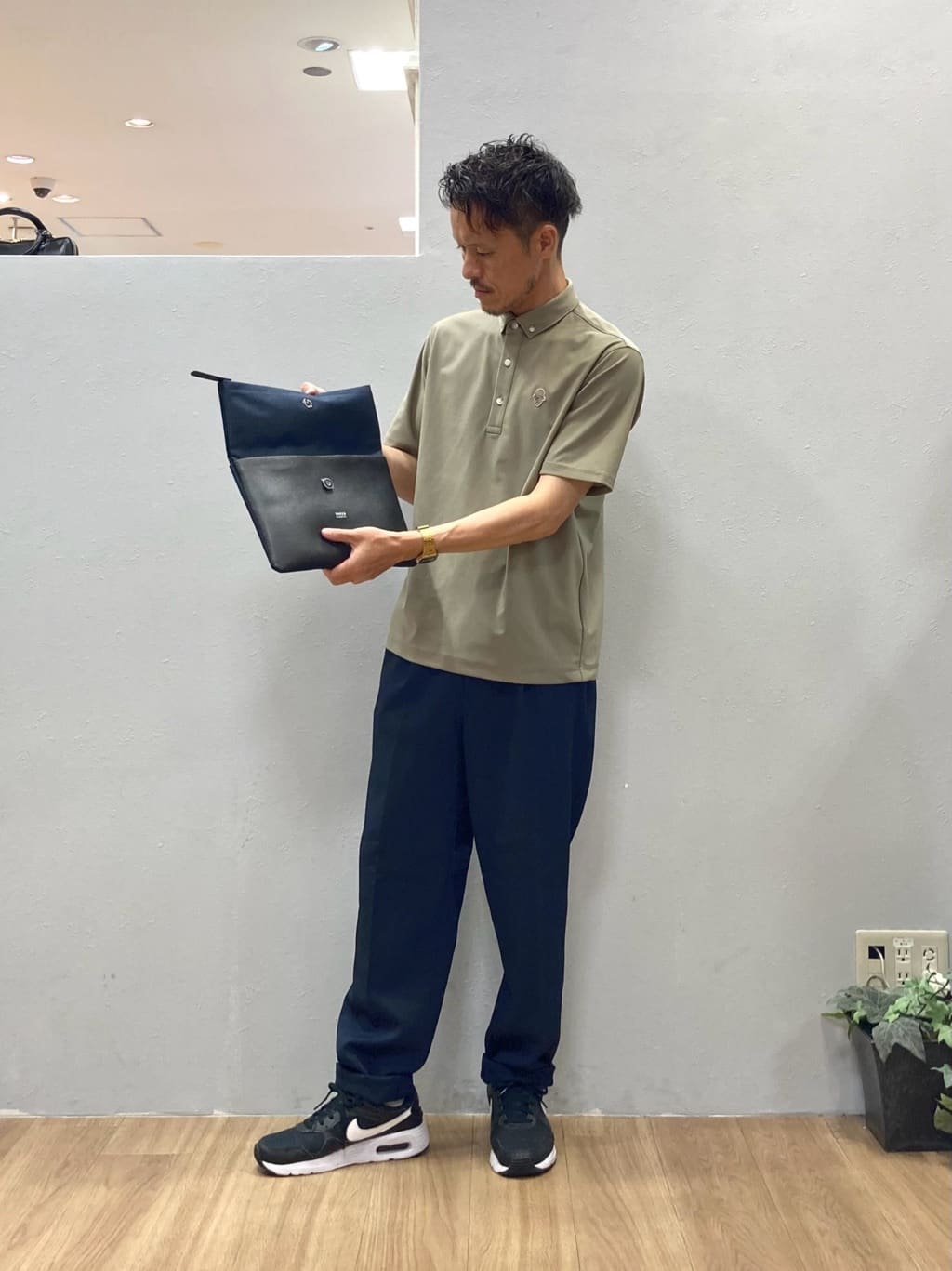 シュンさんの「TAKEO KIKUCHI｜【COOL CITY WEAR】エアートール ポロシャツ /接触冷感・通気性」を使ったコーディネート