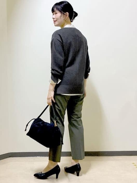 beni_gingerさんの「Reflect｜【パンツ合わせにぴったり◎】ゆったりオフボディニット」を使ったコーディネート